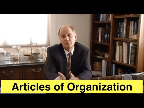 YouTube video about How to file articles of organization in 4 simple steps