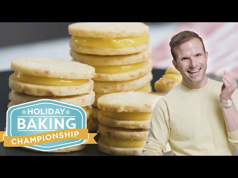 Spiced Coconut-Passionfruit Sandwich Cookies with Zac Young | Holiday Baking Championship