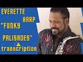 "FUNKY PALISADES" -Transcription Everette Harp's Solo from his album "My Inspiration"