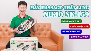 Video hướng dẫn sử dụng máy massage lưng và kéo giãn cột sống lưng Nikio NK-159