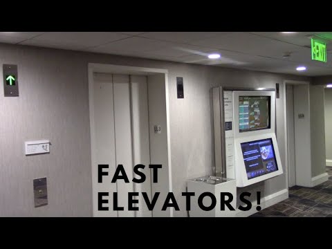 Awesome Otis Traction Elevators - Hyatt Regency Atlanta (International Tower) Atlanta, GA