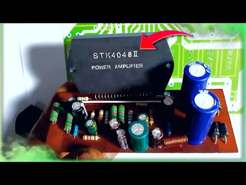 STK 4048 AUDIO AMPLIFIER 150W 50/60V AC 5/10 AMP SPEYER  16INCH 1PEACH || ELECTRIC SIMPLE BD