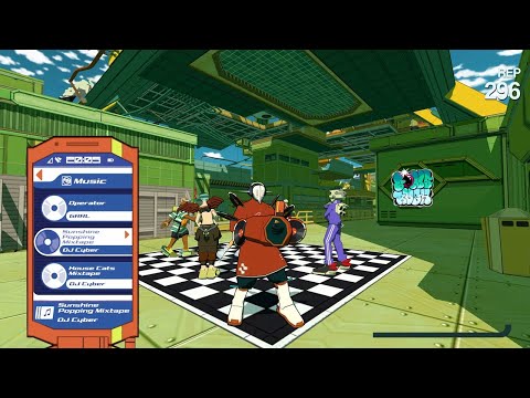 Sunshine Popping Mixtape - DJ Cyber - Bomb Rush Cyberfunk