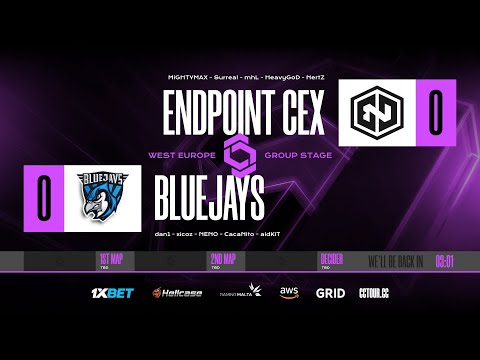 ENDPOINT CEX vs BLUEJAYS 🔹 CCT West Europe – Group Stage 🏆 Online Series 1- csgo live