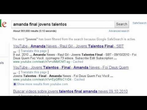 Amanda Neves em Sessão TV.br