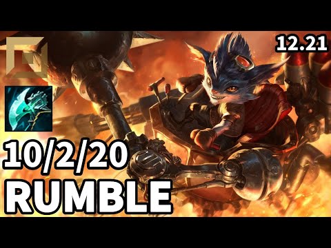 Rumble Top vs Cassiopeia - KR Master | Patch 12.21