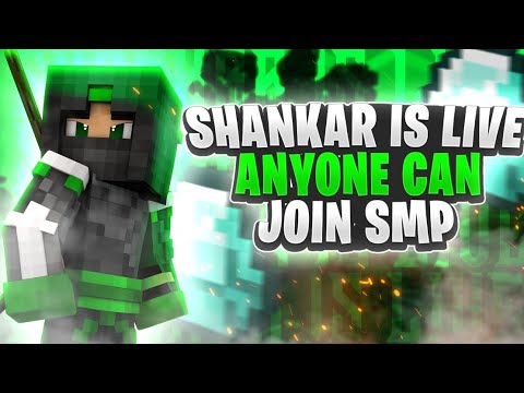 🔥 LIVE: Join Shankar's EPIC Minecraft SMP now!