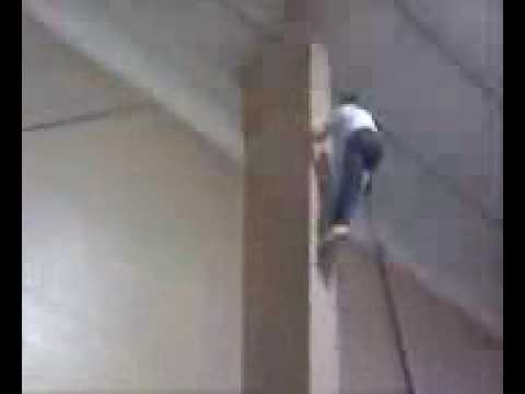 watch me climb like spiderman
