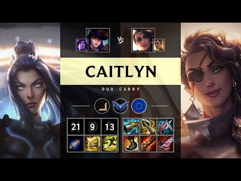 Caitlyn ADC vs Samira - EUW Diamond Patch 25.13