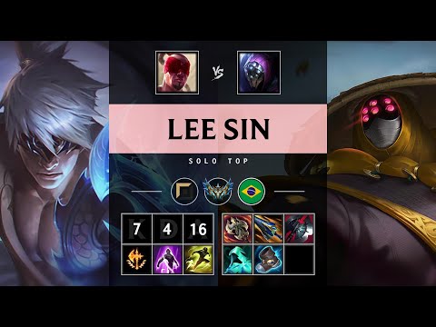 Lee Sin Top vs Jax - BR Challenger Patch 25.16