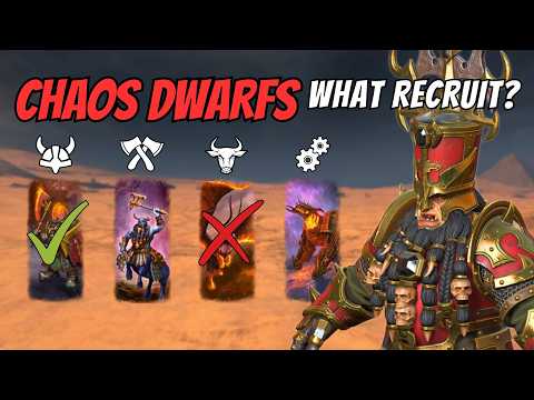 Chaos Dwarfs Units Guide, What You NEED to Recruit & What NOT | Total War Warhammer 3