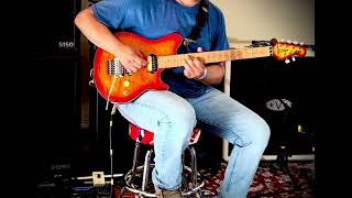 Video thumbnail for Amsterdam - Van Halen - Sterling AX50QM - Pariah Poundcake pickup with Bray Coco 50 by 6 String Life (Dan Leal)