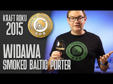 Porter Bałtycki Wędzony 24 - Browar Widawa z zestawu z Lidla