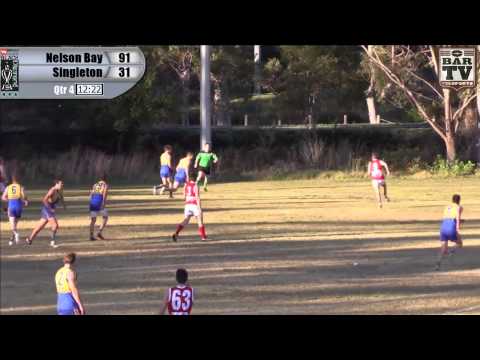 BDAFL Round 13 Highlights - Nelson Bay Marlins v Singleton Roosters