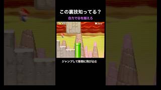 【DS Newマリオ 裏技】自力で谷を越えろ  #shorts  #Newマリ #Newスーパーマリオブラザーズ