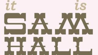 Johnny Cash - Sam Hall Typography