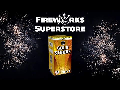 Gold Strobe - Available at Fireworks Superstore!