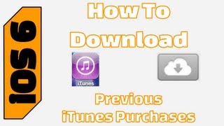 How To Download iTunes Past Purchases on iOS 6 (Music, Movies, and TV Shows)