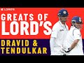 Two Of India S Greatest Rahul Dravid And Sachin Tendulkar Lord S