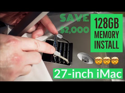 2020 iMac HOW TO: Install 128GB of RAM (27-inch & 2019)