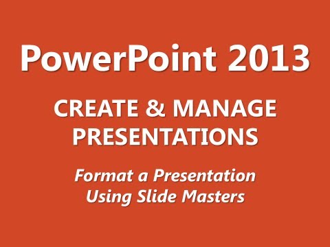 MOS Review - PowerPoint 2013 - Create and Manage Presentations - Part 2 of 5