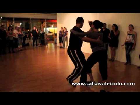 Yanek and Karelia Social Dancing in Oakland, CA