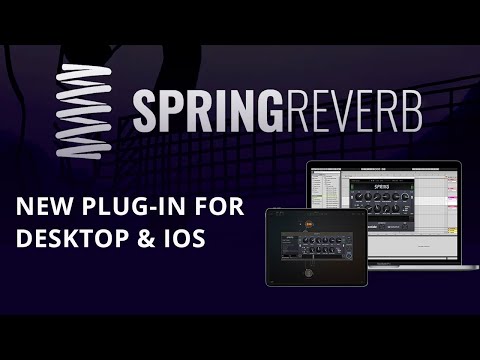 Spring Reverb Plug-in Demo and Sound examples for AAX, VST, AU and AUv3 (iPhone & iPad)