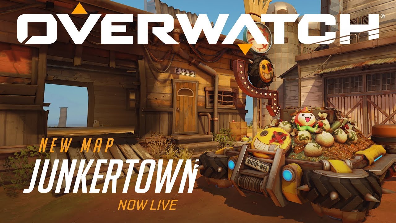 [NOW PLAYABLE] Junkertown | New Escort Map | Overwatch - YouTube