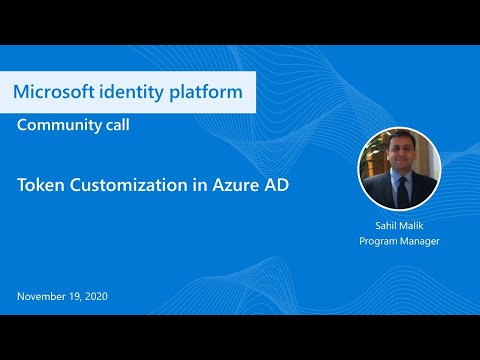 Token Customization in Azure AD November 2020