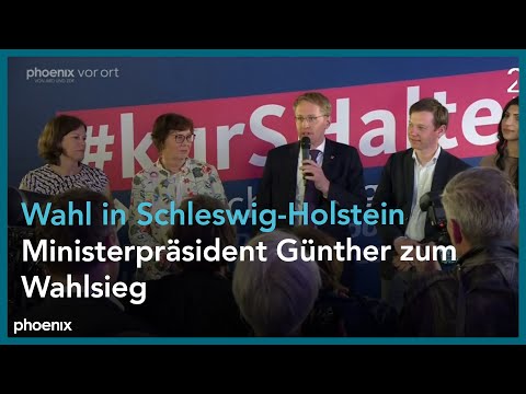 Schleswig-Holstein-Wahl: Reaktion des CDU-Spitzenkandidats am Wahlabend