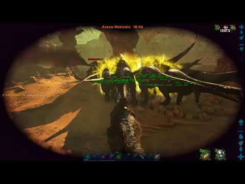 ARK  Survival Evolved Bossfight Manticore Alpha solo