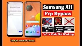 SAMSUNG A11 FRP UNLOCK BYPASS | WITHOUT PC | latest Security | ANDROID 12 | ANDROID 13