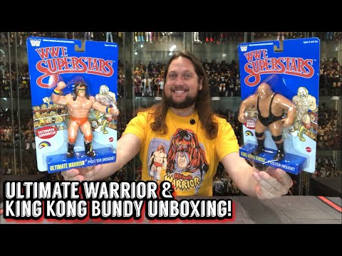The Ultimate Warrior & King Kong Kong Bundy WWE LJN Unboxing & Review!