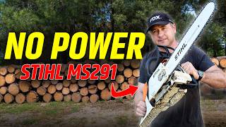 STIHL MS291 Chainsaw Has No Power & Won't Rev-Up!