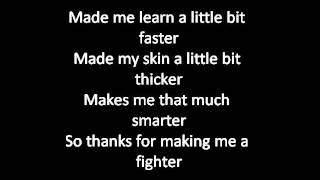 Christina Aguilera - Fighter (Lyrics)