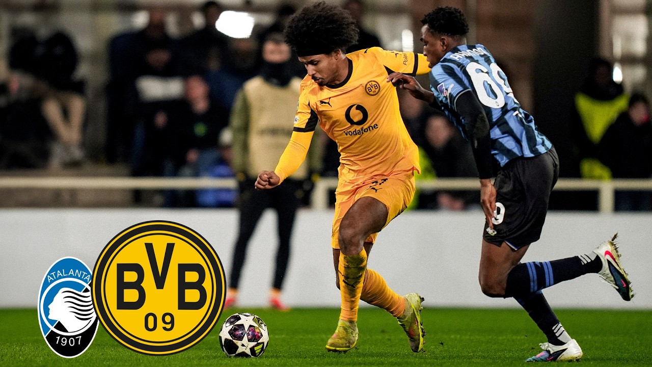 Atalanta vs Borussia Dortmund Highlights