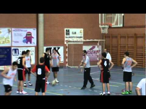 Partido basket liga 2011-2012  Ágora Puerto Sagunto B - Fones(Canastas de Ágora Puerto Sagunto B)