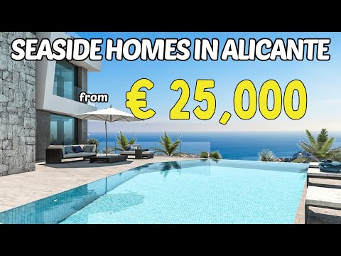 Live by the sea for under €55,000! Incredible Properties in Alicante from €25,000