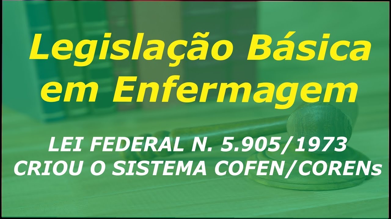 LEI DE CRIAÇÃO DO COFEN CORENS