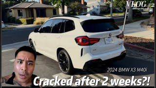 2024 BMW X3 M40i Windshield Replacement | Is warranty worth it | Cracked after 2 weeks of owning!