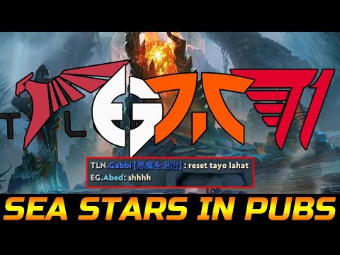 SEA STARS IN SEA PUBS - FNATIC, EG , TALON , T1 DOTA 2