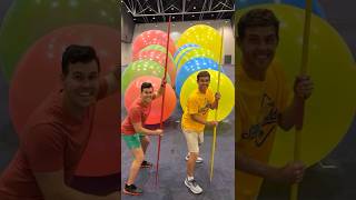 INTENSE Giant Balloon Pop Racing!!