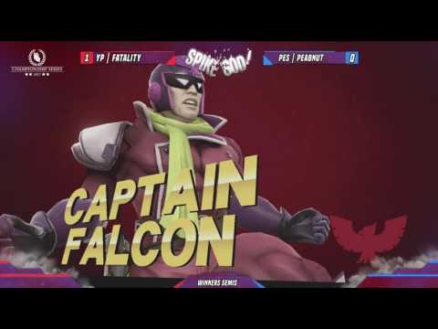 Spike God - YP | Fatality(C.Falcon) vs. PES | Peabnut(Megaman) Winner's Semis
