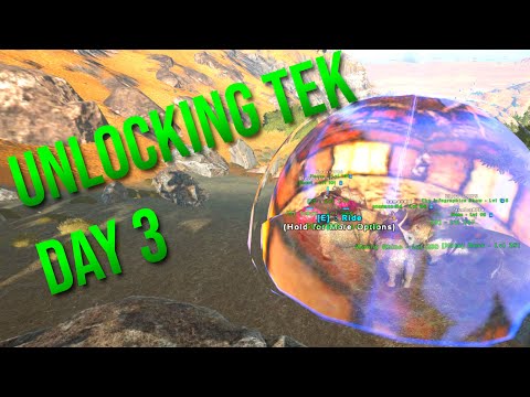 UNLOCKING TEK DAY 3! Ark PvP