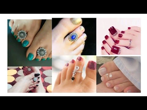 Toe Rings collection for girl/beautiful foot finger rings Desings Ideas