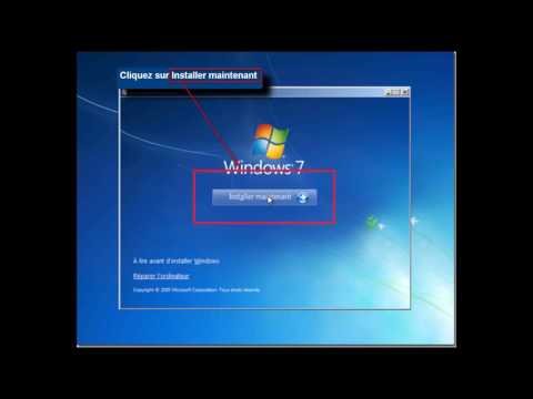 1 Formatage et Installation de Windows 7