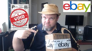 How to Void CANCEL Shipping Label on EBAY You Just Paid For