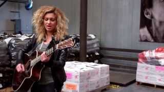 Tori Kelly singing &quot;Fill a Heart&quot; at the Food Bank