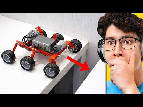 Reacting to LEGO Vehicles vs Obstacles!