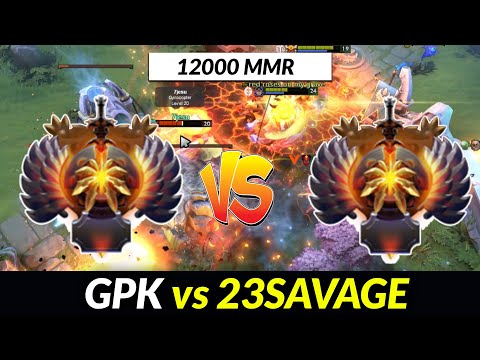 TOP 1 SEA vs TOP 1 EU - 23savage vs GPK